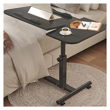 Imagem de Mesa de cama para laptop, mesa de cabeceira com 2 mesas inclinadas, suporte de impressora para escritório, hospital, casa, 3 cores