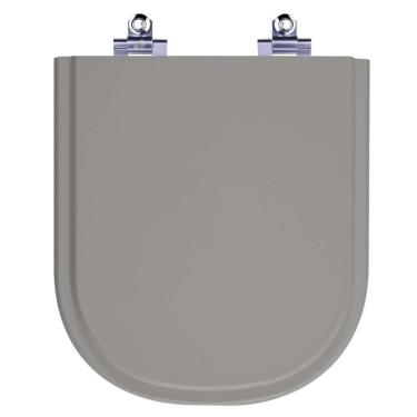 Imagem de Assento Sanitário Laqueado Soft Close Vogue Plus Cinza Vip (cinza Escuro) Para Vaso Deca