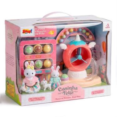 Imagem de Bingo Doce Casinha Feliz Brinquedo Cenário Playset Com Acessórios E Co