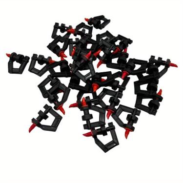 Imagem de 30 peças tipo G micro bocal rotativo 360° cabeça de aspersão rotativa aspersor bocal de névoa atomizadora sistema gotejador irrigador de gramado pulverizador de jardim atomizador