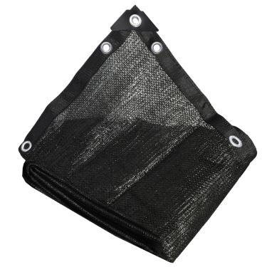 Imagem de 40% 3,6 m x 11 m pano de sombra preto borda com ilhós para cobertura de plantas ao ar livre pátio tomates celeiro canil estufa