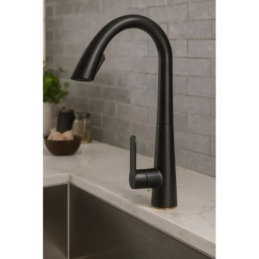 Imagem de Torneira Cozinha Gourmet Monocomando Extensível Inox Quente e Fria