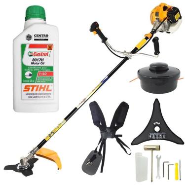 Imagem de Roçadeira Profissional Lateral VR520H Vulcan 2T 52cc Robusta e de Alta Durabilidade + Ó...