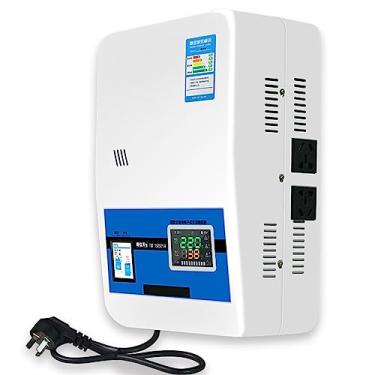 Imagem de Reglador de tensão resistente, 6800/15000VA Estabilizador doméstico ultra baixo montado na parede ou plano 220V com tela colorida inteligente LED para pequenos eletrodomésticos, A, 15000W
