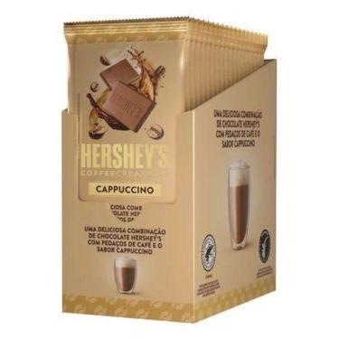 Imagem de Chocolate Hersheys Café, Cappuccino Caixa com 12 Barras 85g