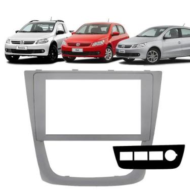 Imagem de Moldura Painel 9 Pol Gol Saveiro Voyage G5 2008-2012 MP5 DVD - Ecarfra
