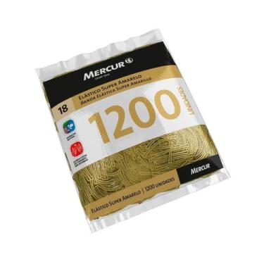 Imagem de Elástico mercur super amarelo n. 18 - c/ 1.200 pçs