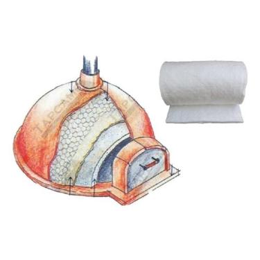 Imagem de Manta Para Isolamento De Forno De Pizza E Churrasqueiras 1670x610x25mm