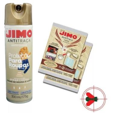 Imagem de Kit 1 Anti Traça Jimo 300ml + 2 Cartelas Anti Traça Jimo