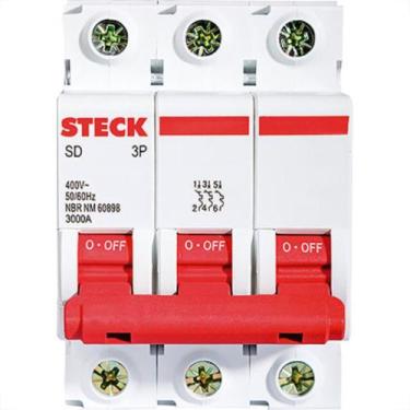 Imagem de Disjuntor Steck Din Tripolar 63A Sd63 3Ka