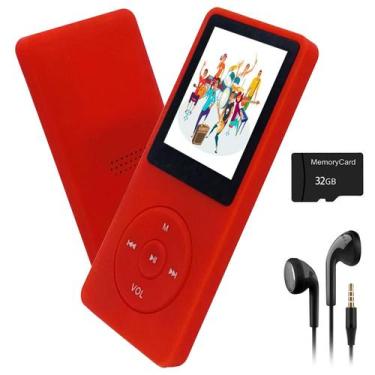 Imagem de Leitor de MP3 Arungo MP10 32GB com Alto-Falante e Fones de Ouvido