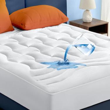 Imagem de Protetor de Colchão Bedsure King Size Impermeável (200x203cm)
