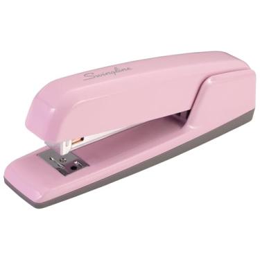 Imagem de Swingline Grampeador, capacidade para 30 folhas, grampeador comercial 747, sem geleia, metal, rosa blush (S7074740)