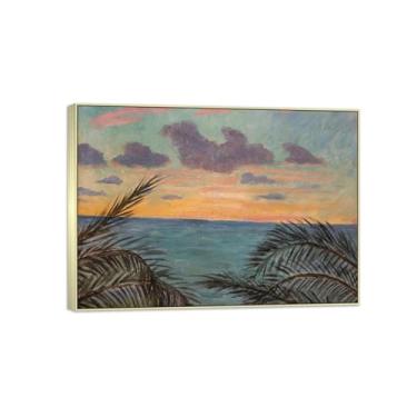 Imagem de MUHJDYC Diego Rivera Famosa Imagem em Tela - Impressões de Arte de Parede - Mar-Moldura Prata Pintura de Arte para Sala de Estar Quarto Decoração de Casa 50 x 70 cm - 19 x 27 pol