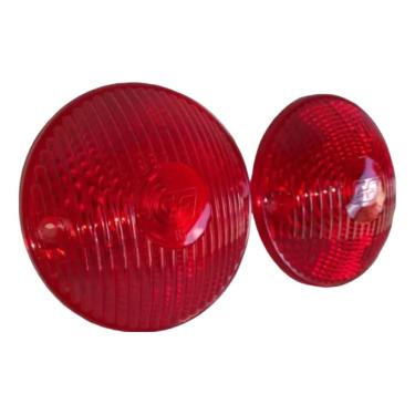 Imagem de Kit 8 Lente Da Lanterna Traseira Jeep Willys Ford 59 A 82