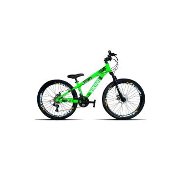 Imagem de Bicicleta Viking Aro 26 TuffX25/30 Vmaxx Freio a Disco 21V Verde Neon Viking
