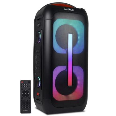 Imagem de Caixa De Som Amplificada 650w Rgb Led Bluetooth Britania Bcx6801