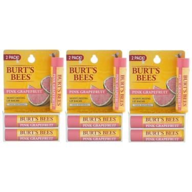 Imagem de Pacote duplo de hidratante labial Burts Bees Pink Grapefruit