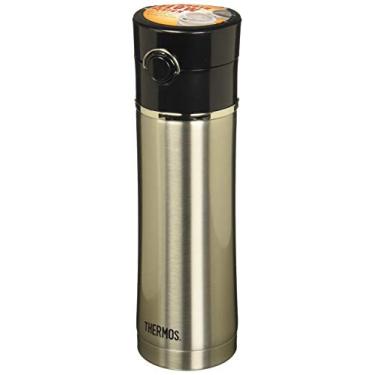 Imagem de Garrafa térmica Thermos Sipp, 473 ml, preto/prateado