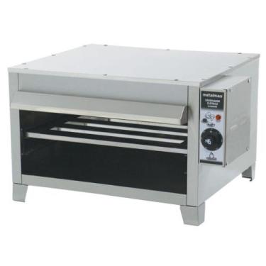 Imagem de Salamandra Elétrica 40X50 SL4 Inox Metalmaq 220V, 220V, Inox
