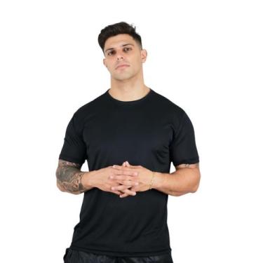 Imagem de Camiseta Masculina Dry Fit Academia Proteção UV50 Anti Suor Conforto P