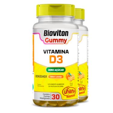 Imagem de Kit 2 Gummy Vitamina D3 Laranja 30 gomas