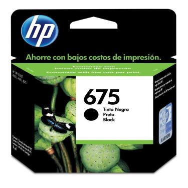 Imagem de Cartucho De Tinta Hp 675 Cn690al Officejet 4000 4400 4575 | Preto | Original Hp