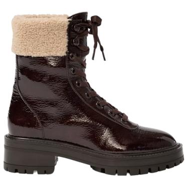 Imagem de PAIGE Bota feminina Briar Ankle Boot Platform, Chocolate, 38