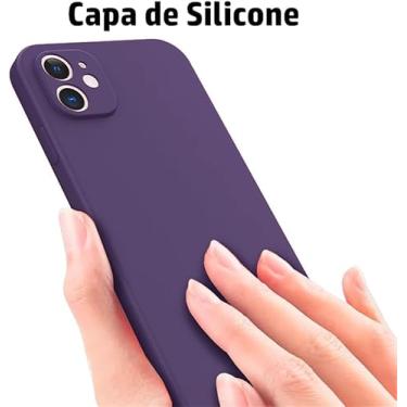 Imagem de Capa Case Compatível Xiaomi REDMI A3 Silicone Aveludada [ROXO DARK]