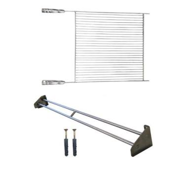 Imagem de Grelha Aramada Churrasco 40x50 Inox 304 Estilo Uruguaia - INOX LAURIND