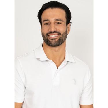 Imagem de Camisa Polo Aleatory Piquet Light Branca-Masculino