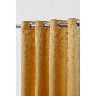 Imagem de Cortina Jacquard  4,00x2,70 Para Trilho Simples - Ludatex, Dourado