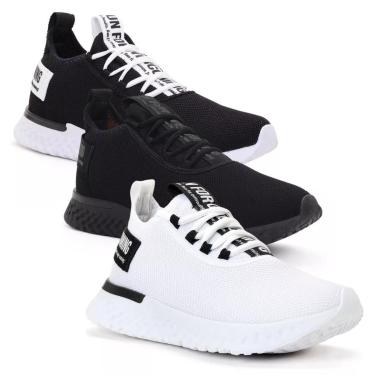 Imagem de Kit 3 Pares Tênis Masculino Esportivo Corrida Para Academia de Caminhada-Masculino