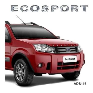 Imagem de Adesivo Emblema Letreiro Capô Ecosport Cromado 2003 A 2010 - Resitank