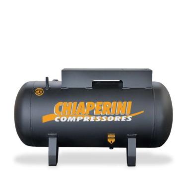 Imagem de Reservatório Horizontal GII 28L com Roda para Transporte 120 PSI Aço Carbono Chiaperini