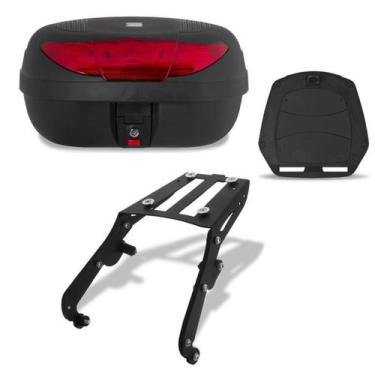 Imagem de Baú 45 litros pro tork + bagageiro em chapa yamaha xt 660r 2005/09, VE