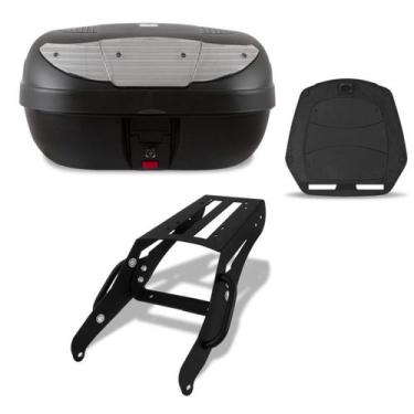 Imagem de Baú 45 litros pro tork + bagageiro em chapa honda cb 500x 2014/16, CRI