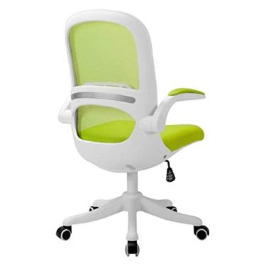 Imagem de Cadeira de escritório Cadeira de computador Cadeira de mesa de escritório Encosto Almofada de jogo Cadeira de aprendizagem Cadeira de trabalho Cadeira executiva de ergonomia (cor: verde) needed