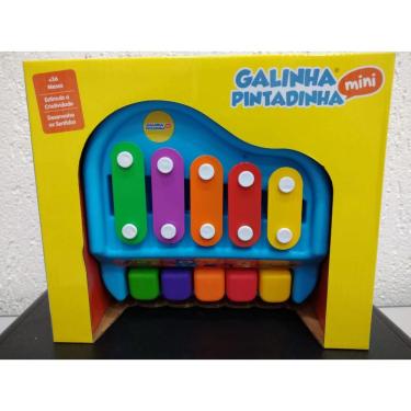 Imagem de Brinquedo Infantil Piano Xilofone Galinha Pintadinha 20206