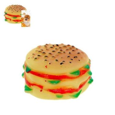 Imagem de Pet Mordedor Hamburger Cachorro Brinquedo 7,5 cm - Art Pet