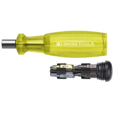 Imagem de PB Swiss Tools Insider 1 – Suporte universal de 1/10.2 cm com 10 PrecisionBits na alça - Amarelo