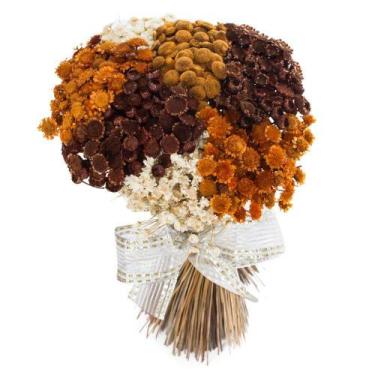 Imagem de Bouquet Arranjo Di Pé Flor Natural Seca De_Decora Variação - Naturais 