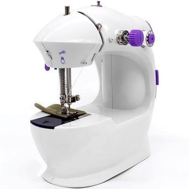 Imagem de Máquina de Costura Portátil para Uso Doméstico com Pedal - Generica