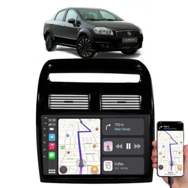 Imagem de Kit Central Multimídia Android Auto CarPlay MP5 Fiat Linea 2009 a 2014