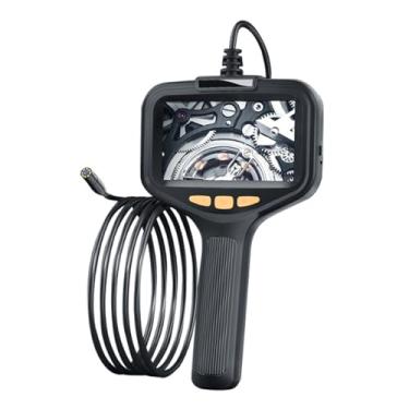 Imagem de 10m,HYZHANHONG Câmera endoscópio portátil, endoscópio de 8mm, câmera de detecção digital de alta definição da tela LCD a cores de 4,3 polegadas, IP67 impermeável