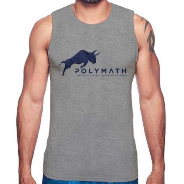 Imagem de Regata Polymath The Securities Token Platform - Foca na Moda, Cinza, G