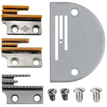 Imagem de Chapa Agulha 3 Carreira Dentes Serrilha Reta Industrial - Evolvere