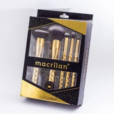 Imagem de Macrilan Ed006 Kit De Pinceis Precious Gold
