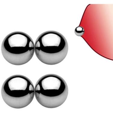 Imagem de 4 Pcs Não-piercing Anel De Mamilo Falso Mamilo Magnético Piercing Barbell Stud Faux Piercing Jóias Corporais