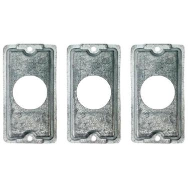 Imagem de 3 Placa Condulete 3/4 Alumínio Sieg Para Tomada Redonda